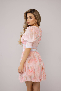 Mirabell - Floral chiffon dress