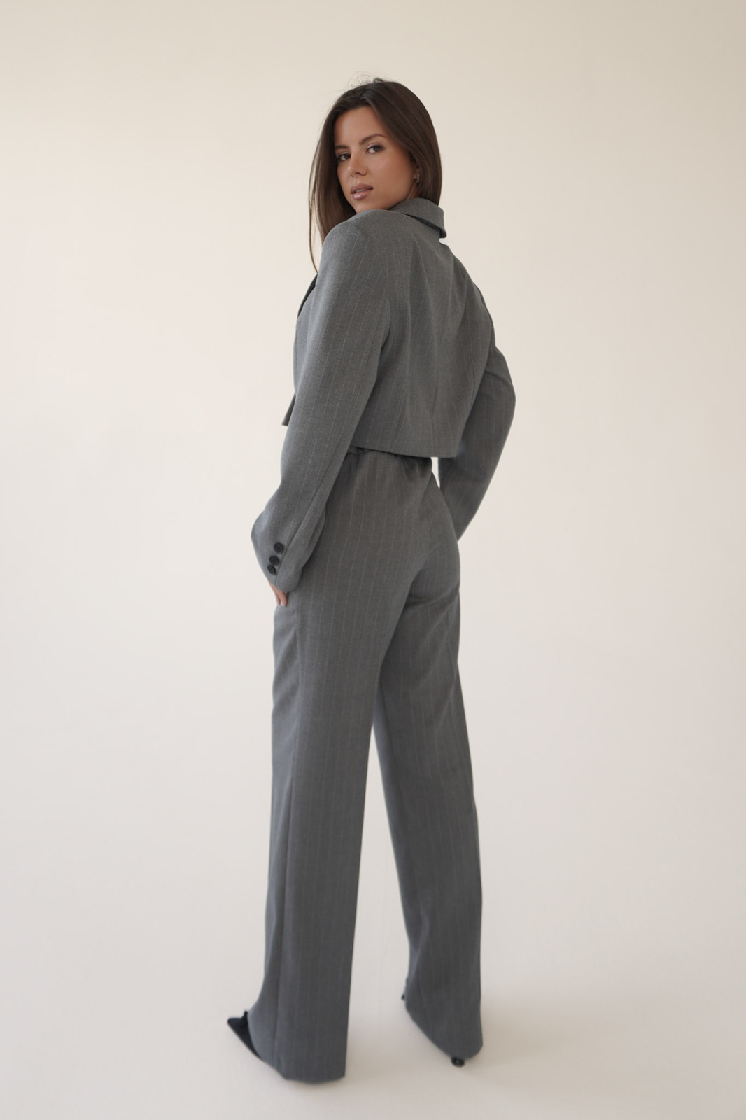 Hailey - Eleganckie spodnie garniturowe